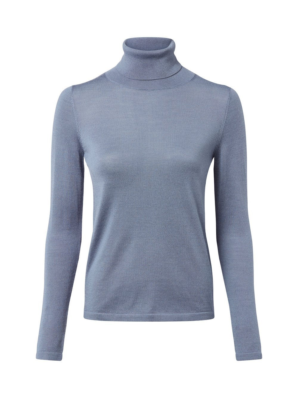 brookshire Rollkragenpullover aus Merinowolle Damen Feinstrick meliert
