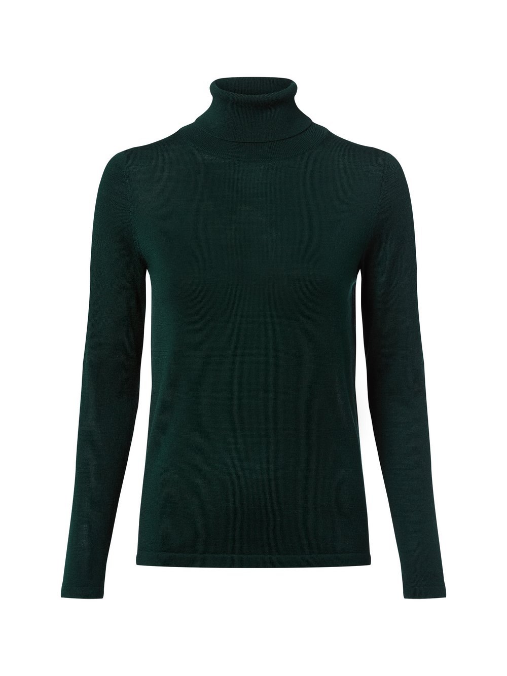 brookshire Rollkragenpullover aus Merinowolle Damen Feinstrick meliert