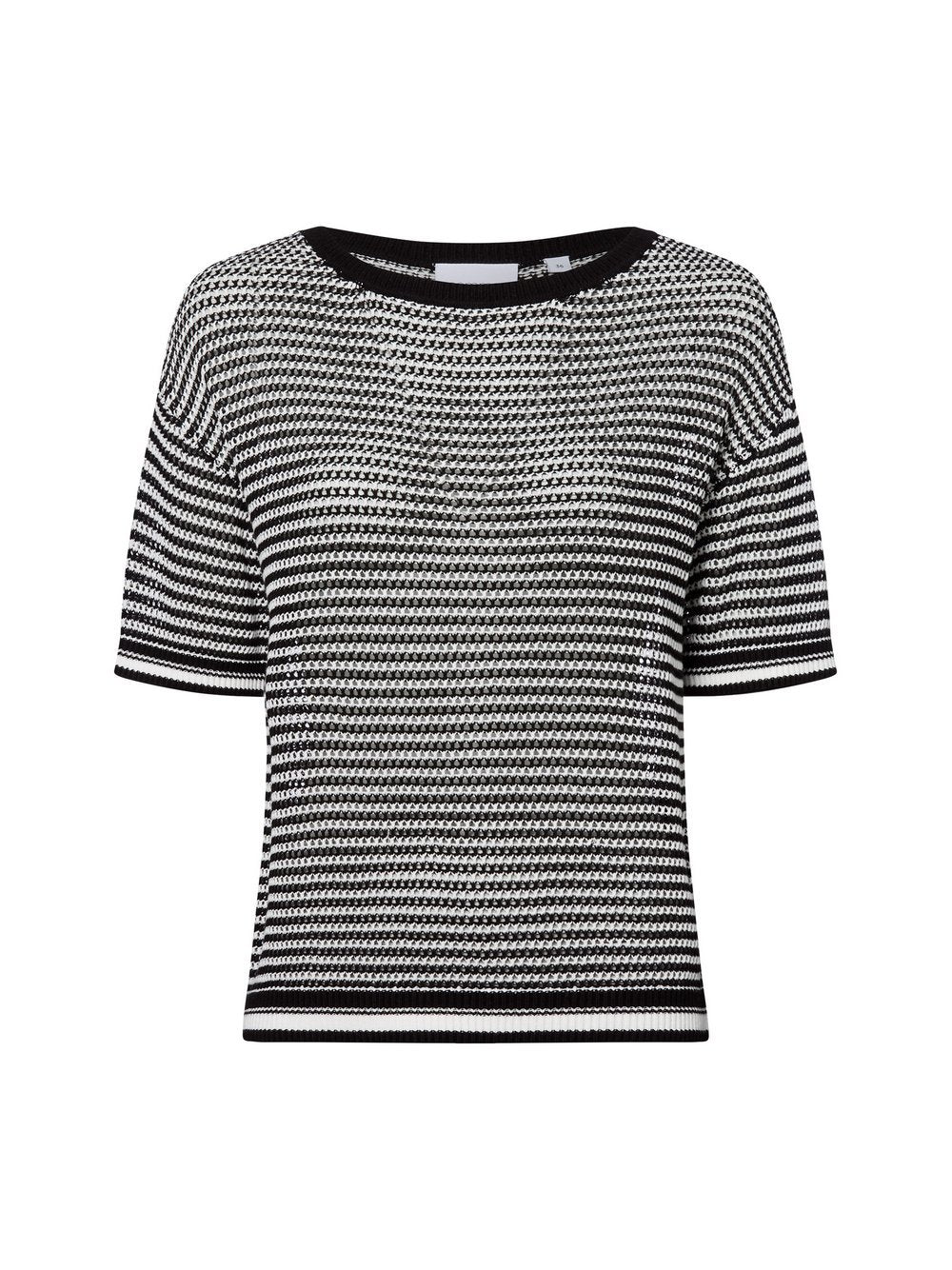 comma casual identity Strickshirt Damen Baumwolle gestreift