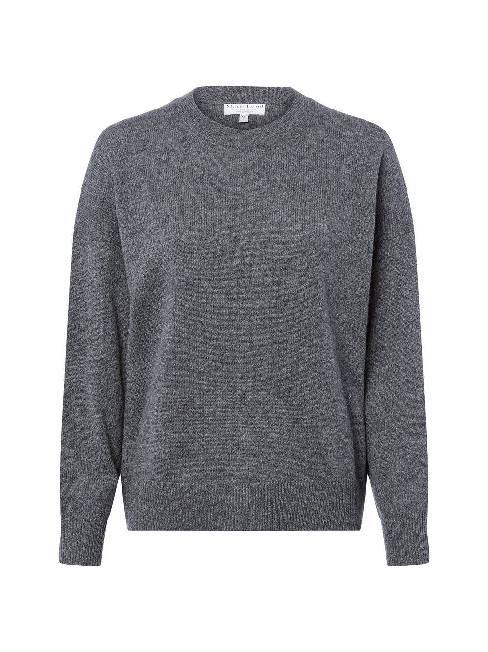 Marie Lund Pure Cashmere Pullover Damen Feinstrick meliert