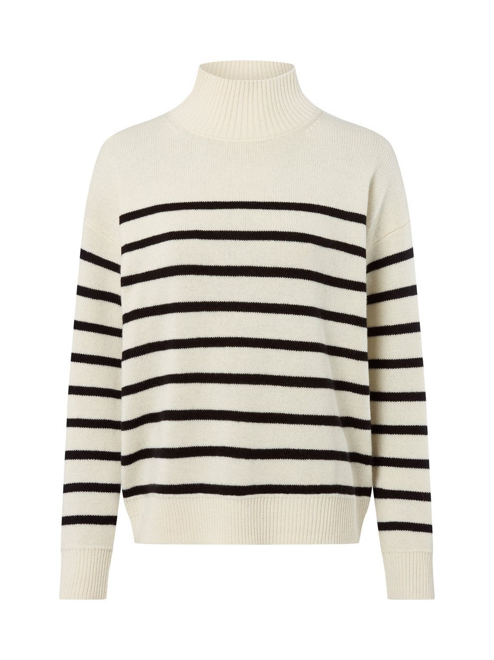 Marie Lund Wollpullover aus Merino Damen gestreift
