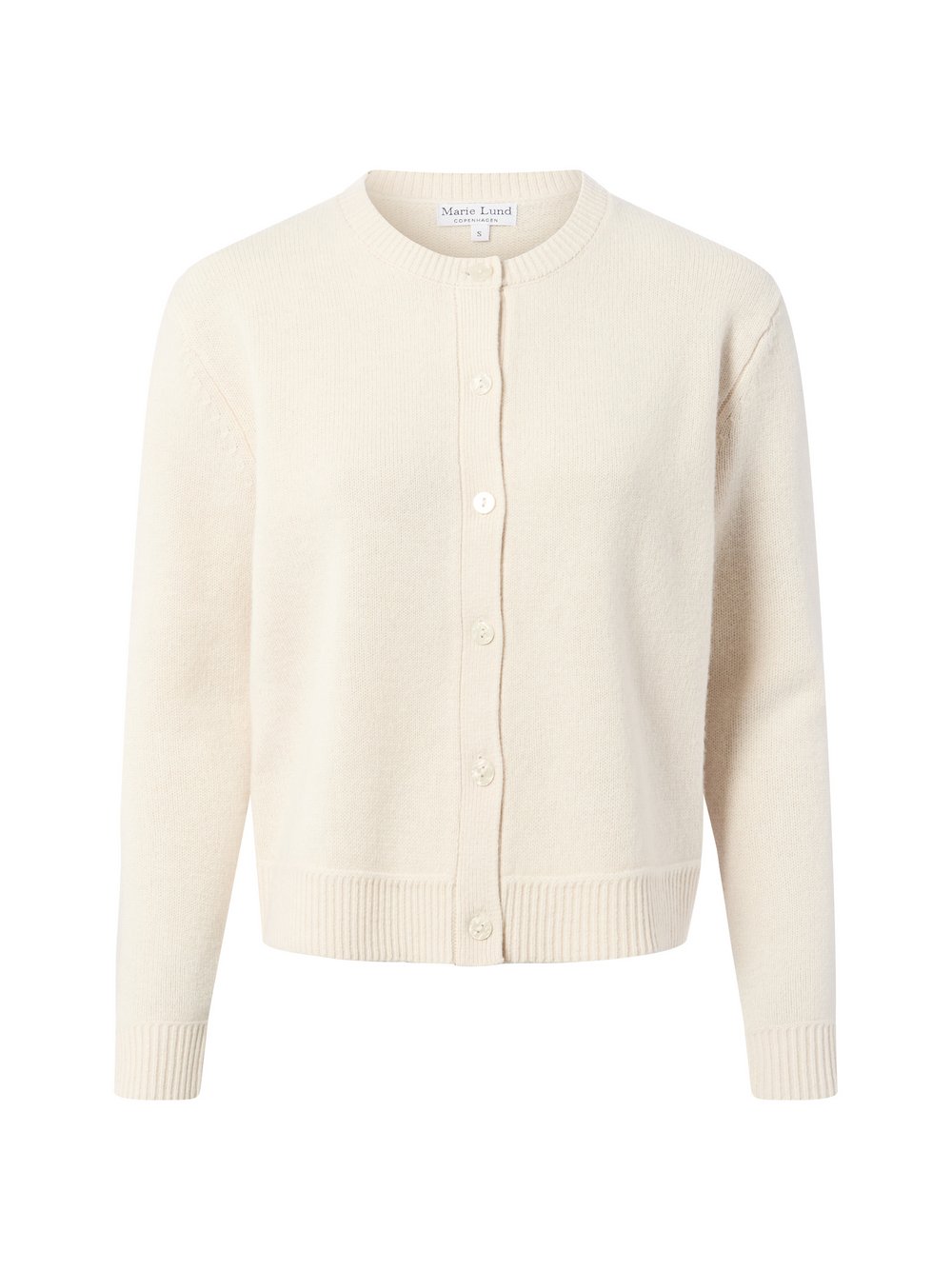 Marie Lund Strickjacke aus Merinowolle Damen Feinstrick