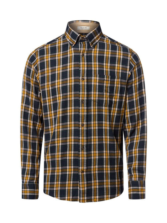 Gant Flanell-Hemd Herren Regular Fit Baumwolle kariert