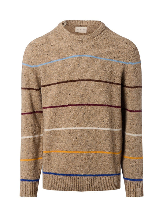Gant Strickpullover Herren Wolle meliert