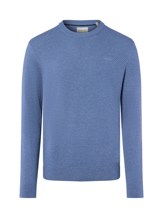Gant Strickpullover Herren Baumwolle strukturiert