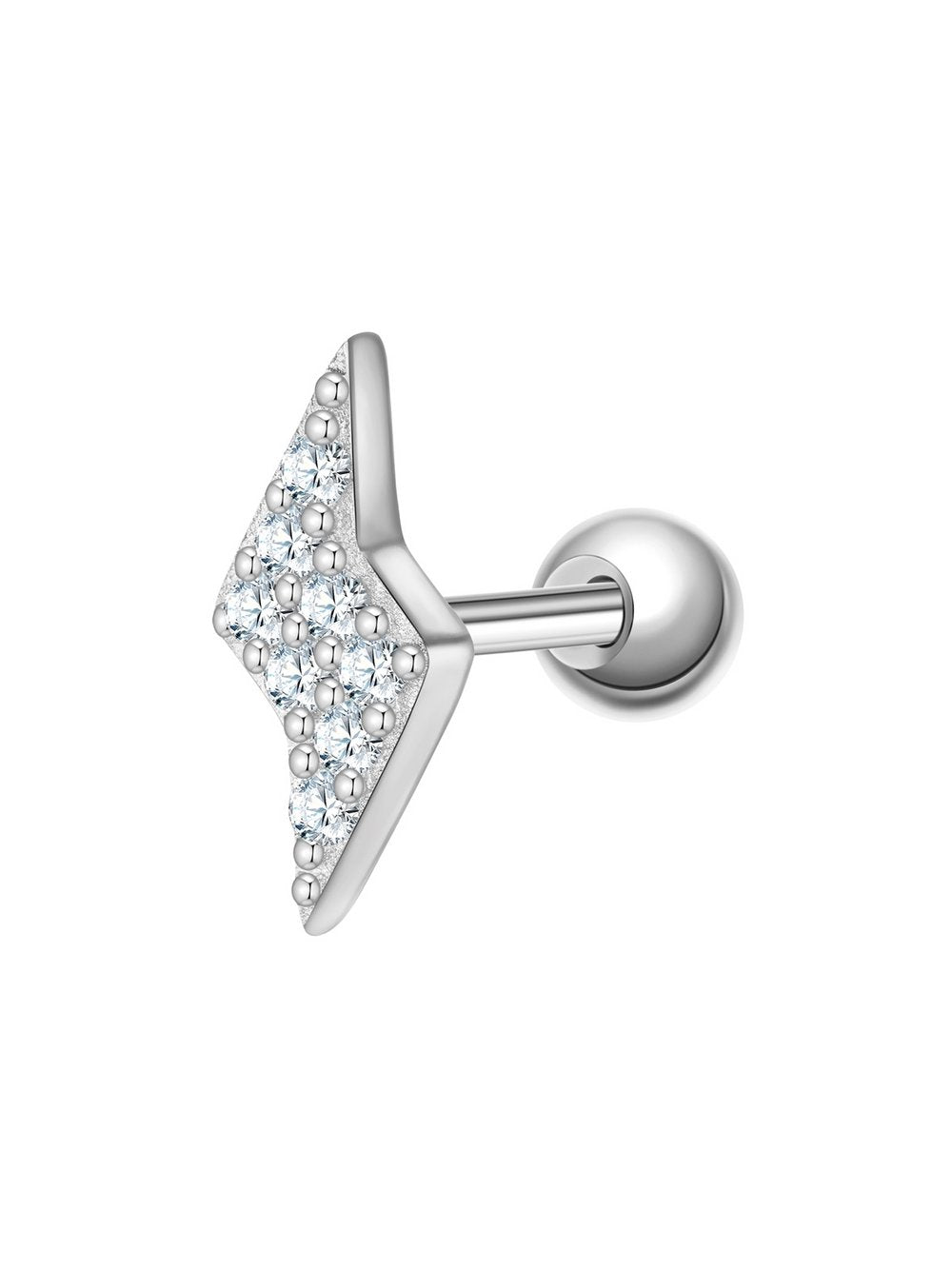 Glanzstücke München Silberpiercing -Blitz Damen Sterlingsilber