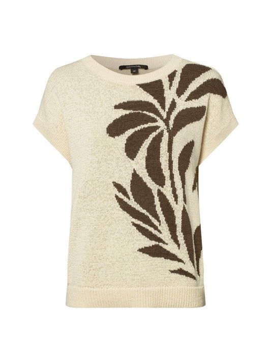 comma Pullunder Damen Baumwolle gemustert
