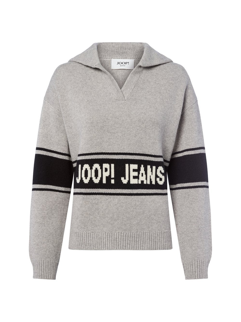 Joop Jeans Strickpullover Damen Baumwolle meliert