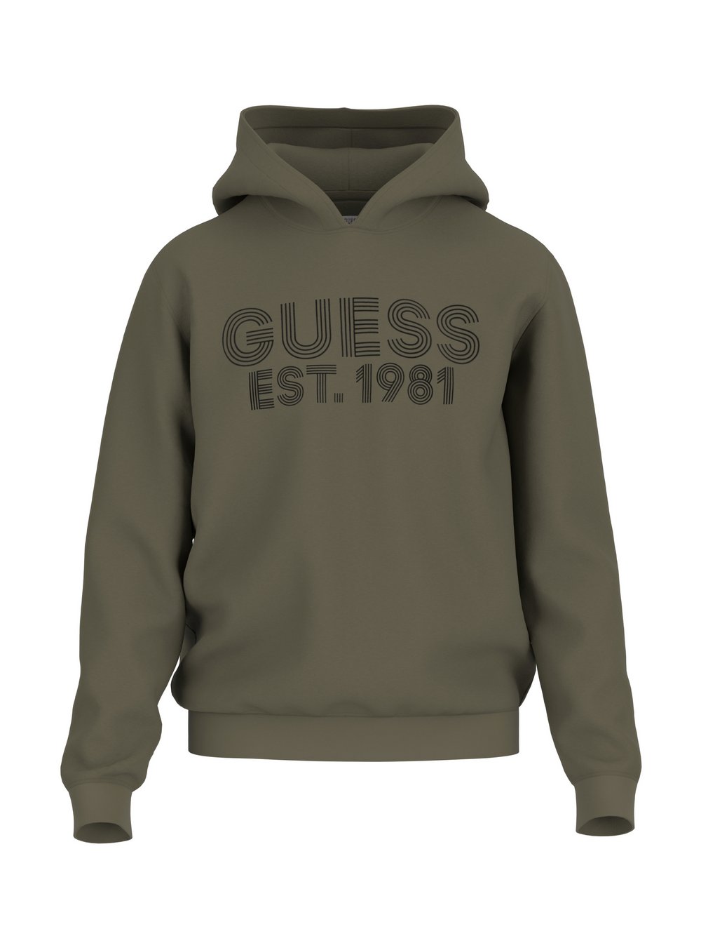 GUESS Kapuzensweatshirt Herren Baumwolle bedruckt
