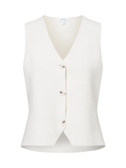 Opus Strickweste Damen Baumwolle strukturiert