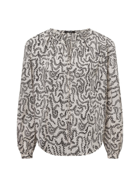 Opus Tunikabluse Damen Baumwolle gemustert
