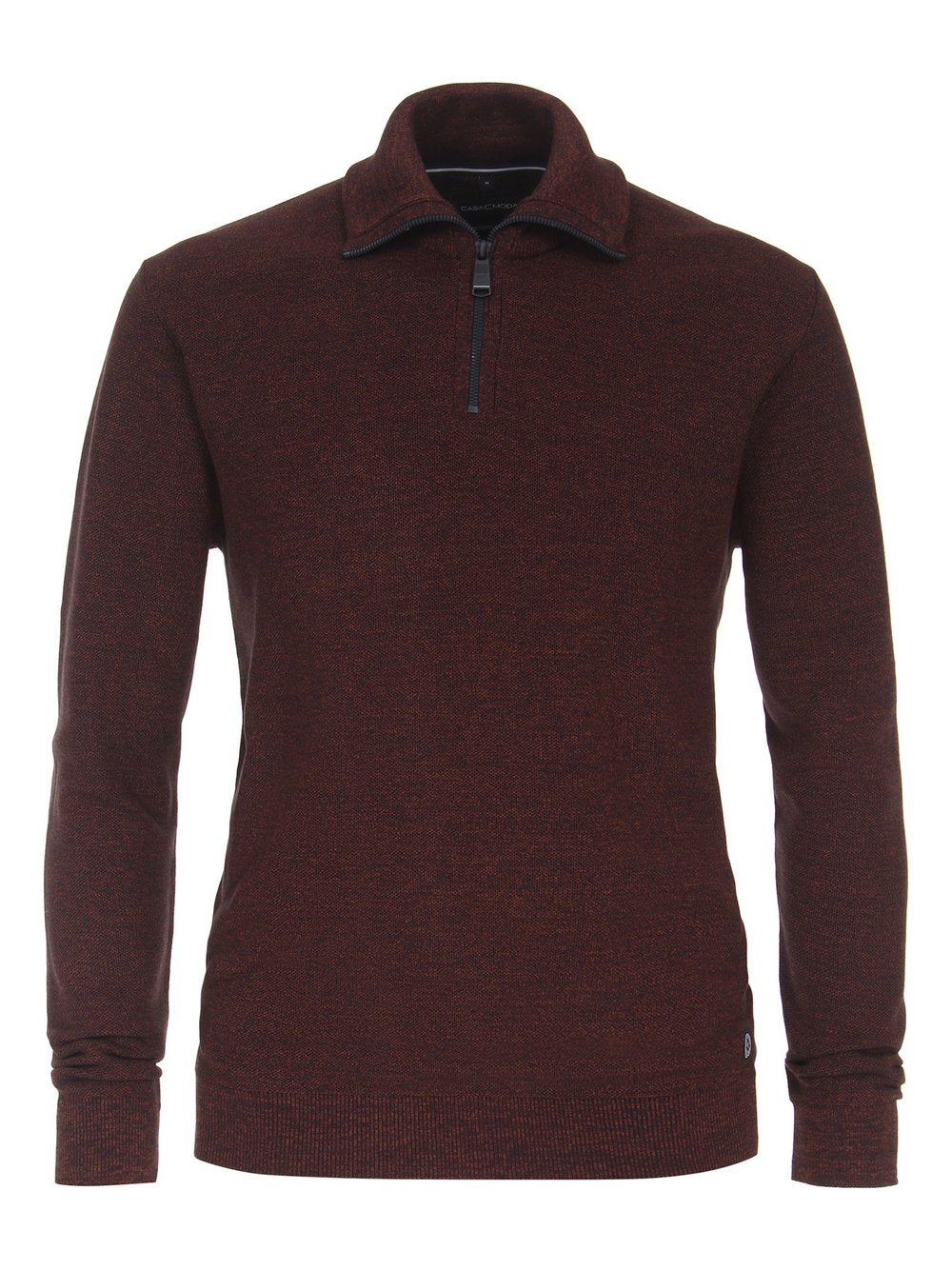 CASAMODA Pullover Herren Baumwolle meliert