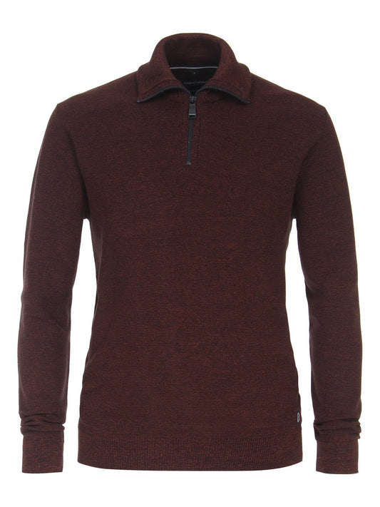 CASAMODA Pullover Herren Baumwolle meliert