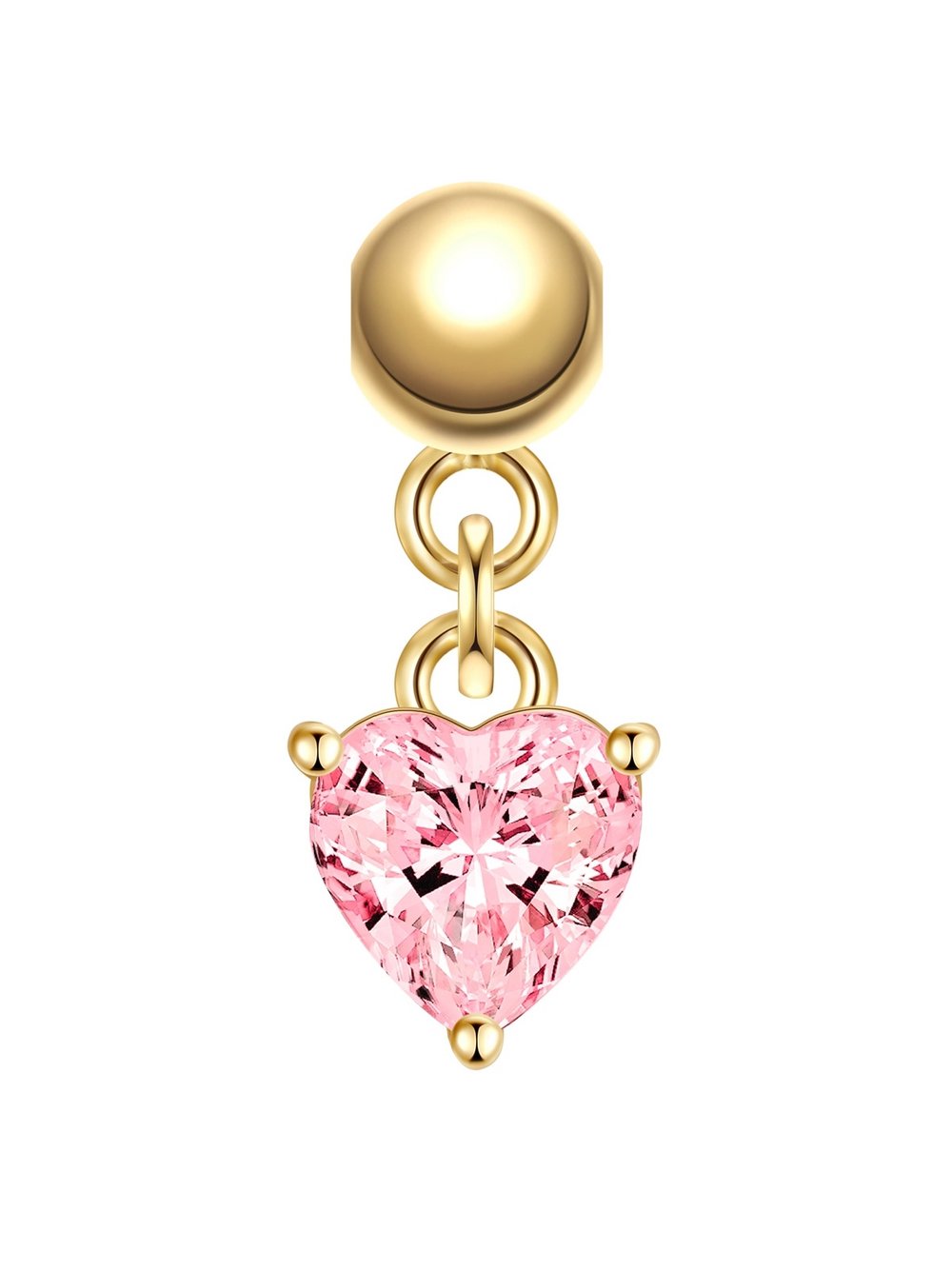 Glanzstücke München Charm-Herz Damen Sterlingsilber