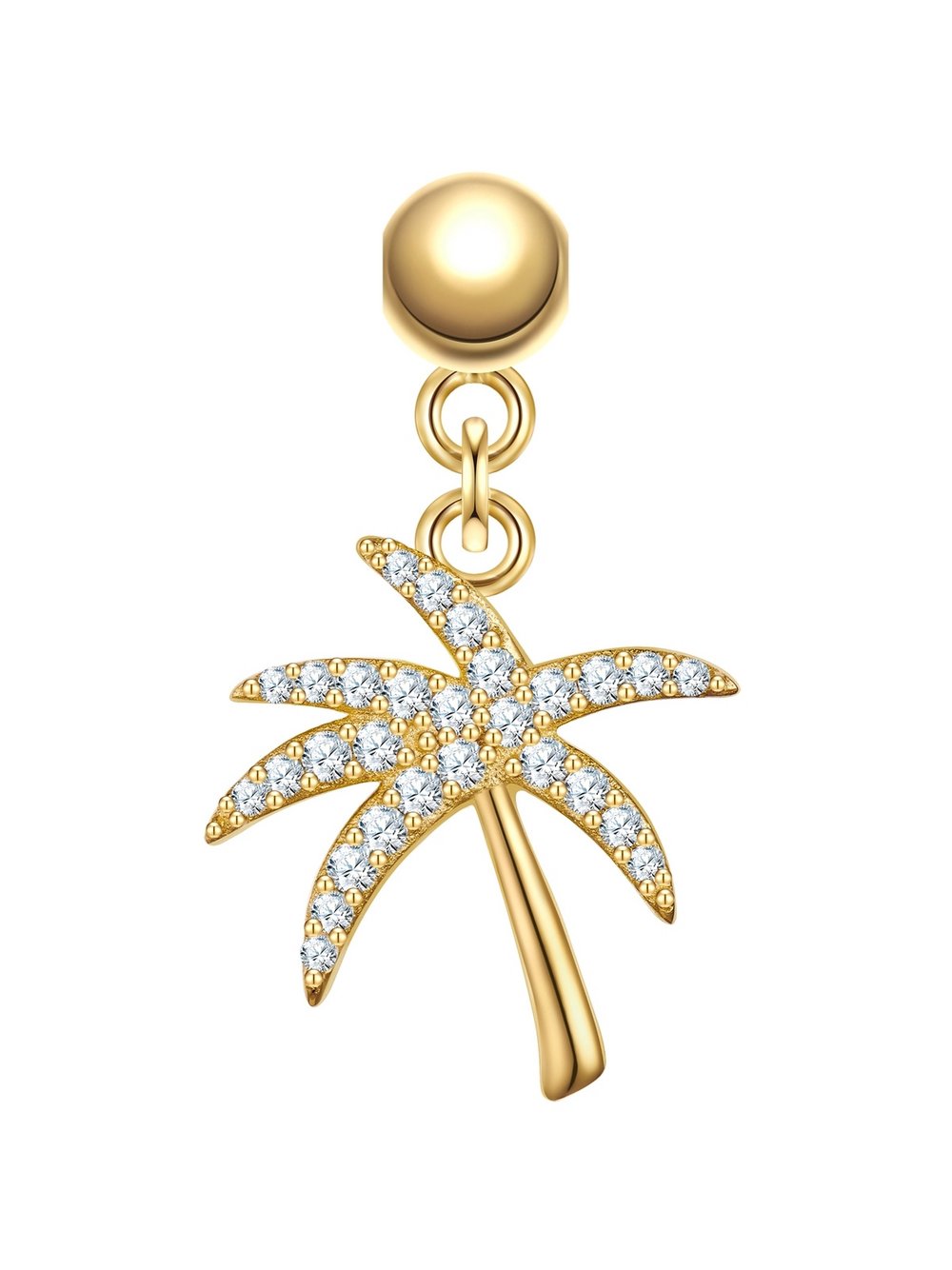 Glanzstücke München Charm-Palme Damen Sterlingsilber