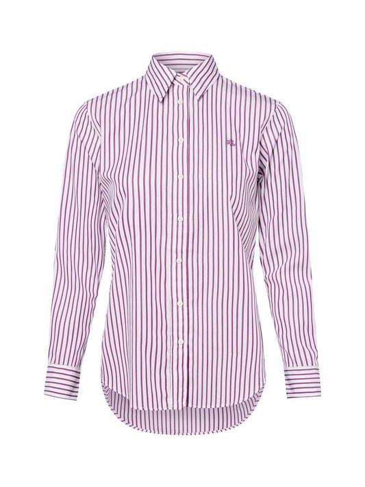 Lauren Ralph Lauren Hemdbluse Damen Baumwolle gestreift