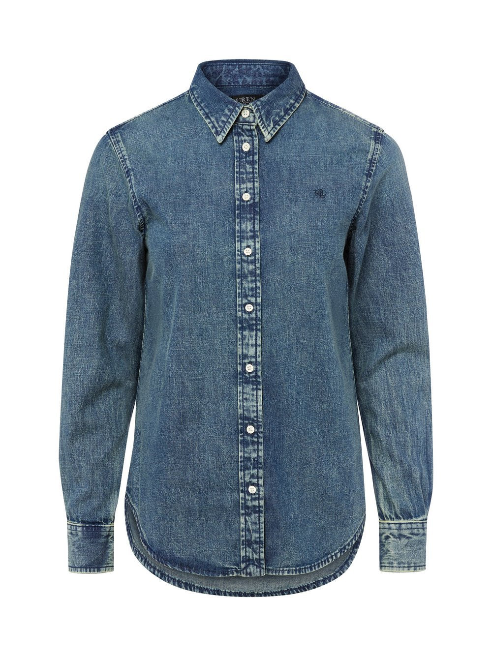 Lauren Ralph Lauren Jeansbluse Damen Baumwolle