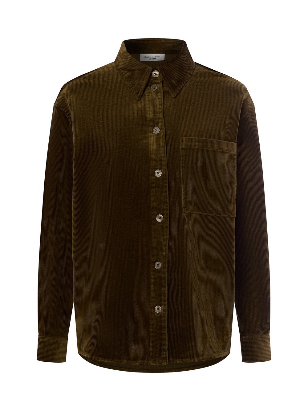 Marc O'Polo Denim Cord-Hemdbluse Damen Baumwolle