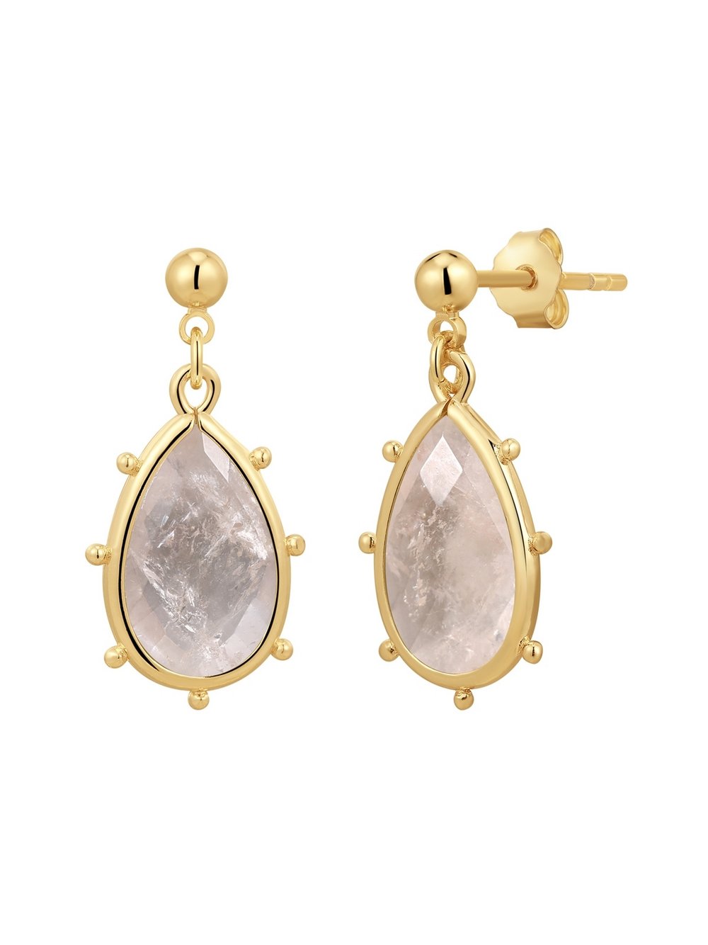 Yokoamii Ohrhänger Damen Messing