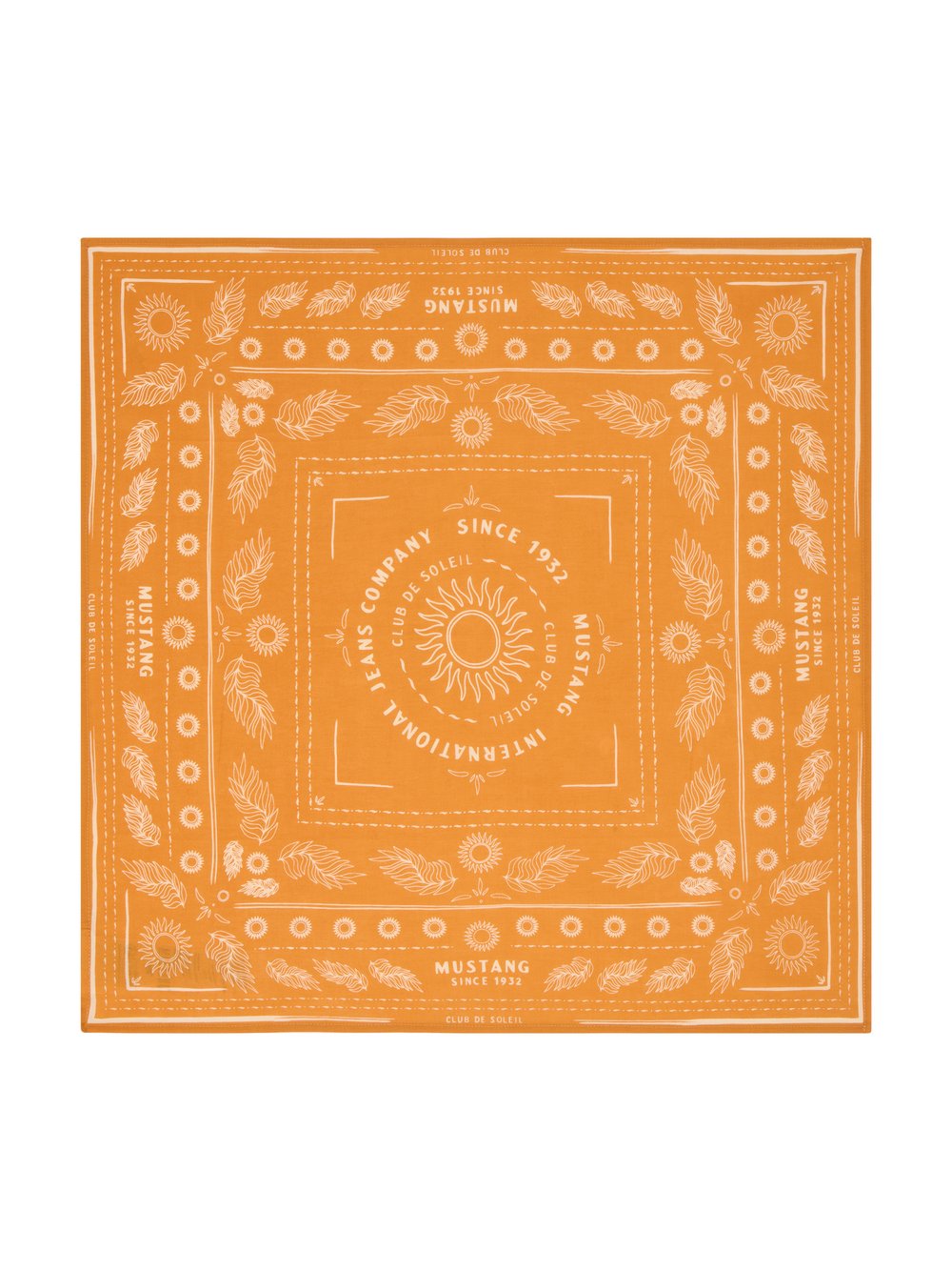 Mustang Schal Damen Baumwolle