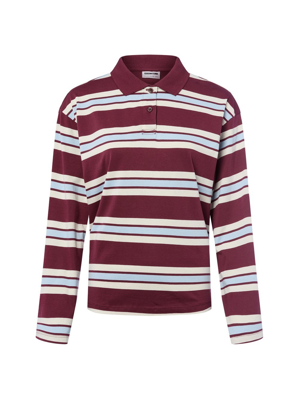Noisy May Poloshirt Damen Baumwolle gestreift