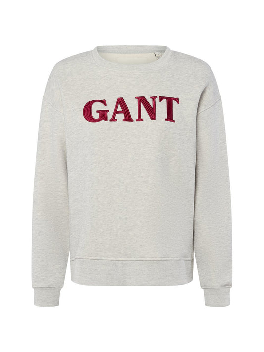 Gant Sweatshirt Damen Baumwolle meliert