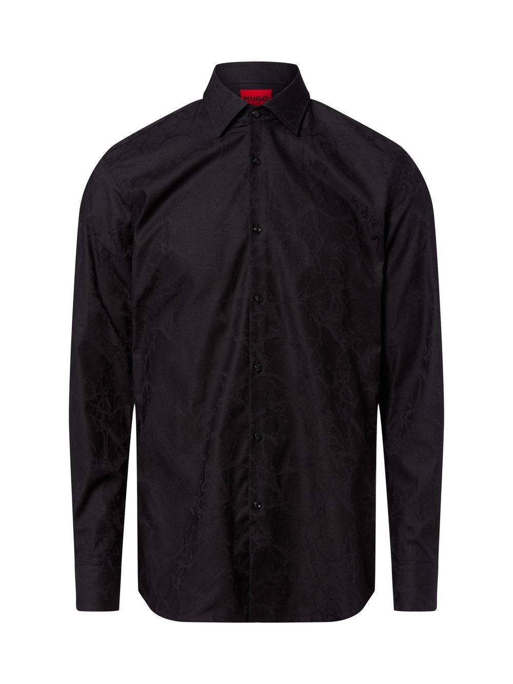 HUGO Businesshemd Herren Slim Fit Baumwolle strukturiert