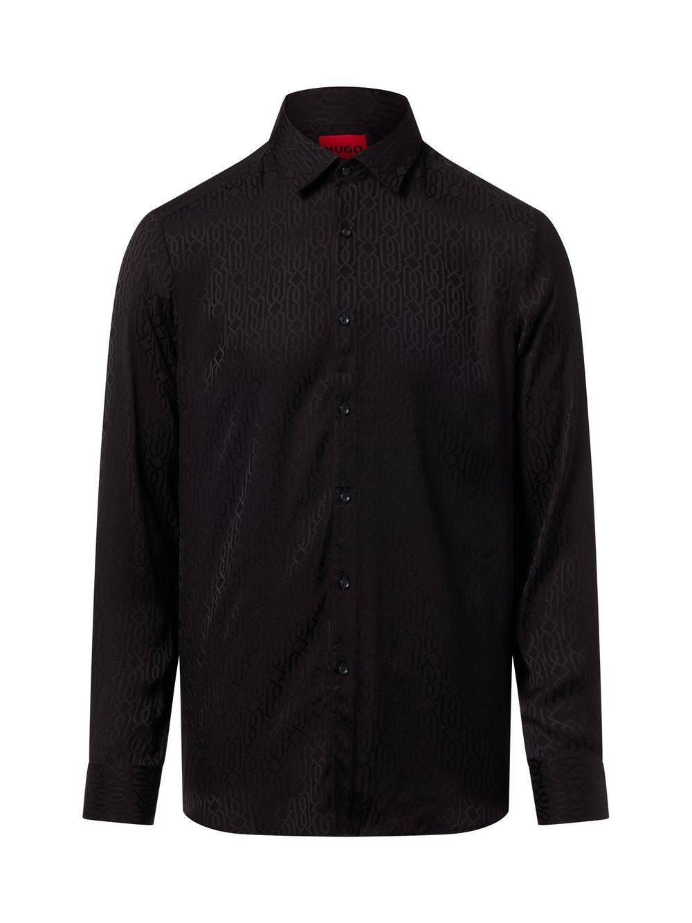 HUGO Hemd Herren Slim Fit Viskose strukturiert