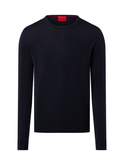 HUGO Strickpullover aus Schurwolle Herren