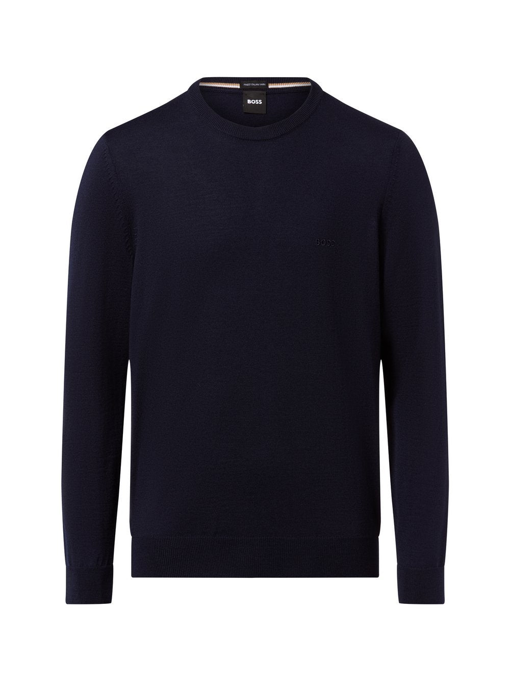 BOSS Schurwoll-Pullover Herren Schurwolle