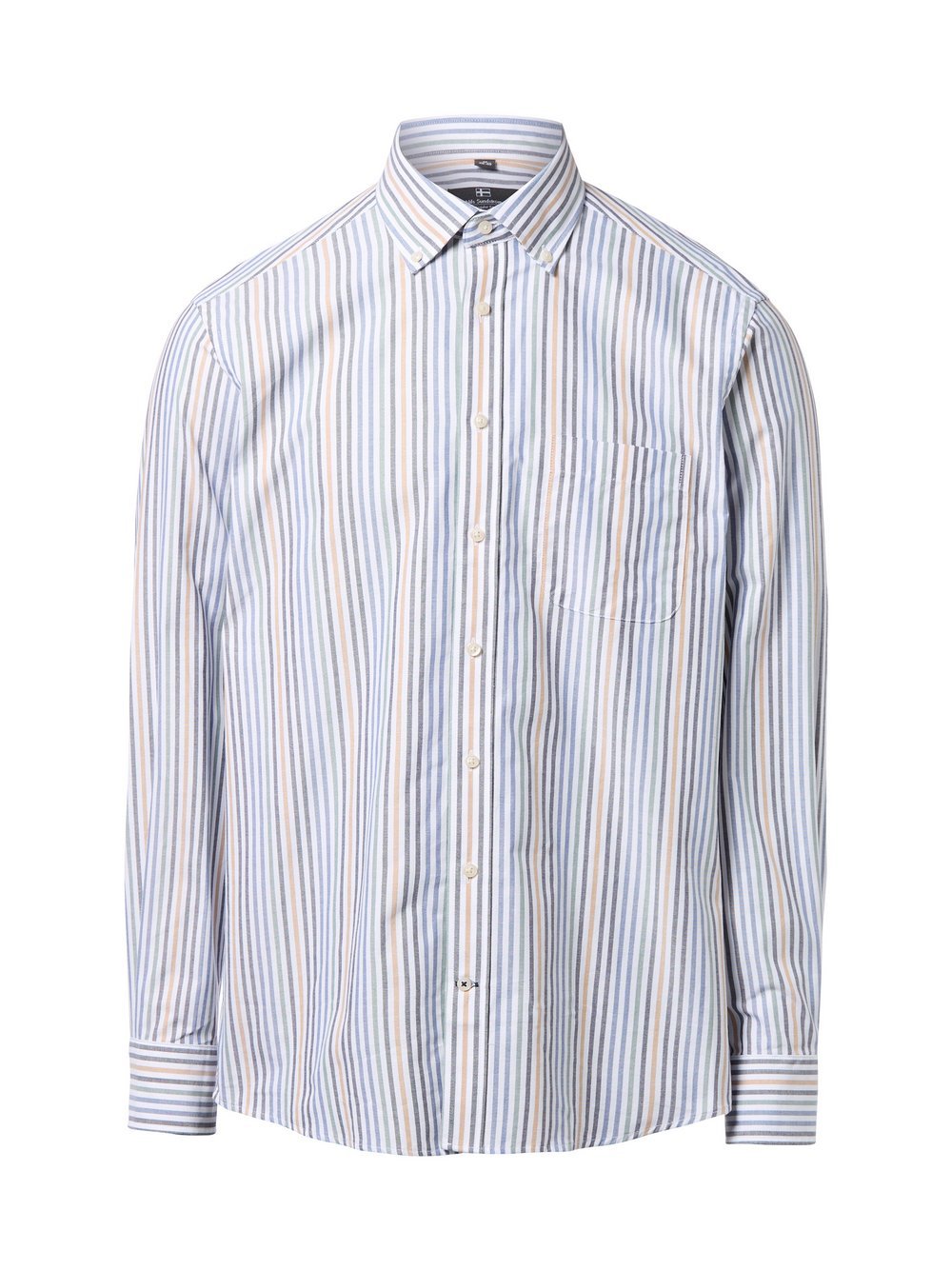 Nils Sundström Freizeithemd Herren Regular Fit Baumwolle kariert