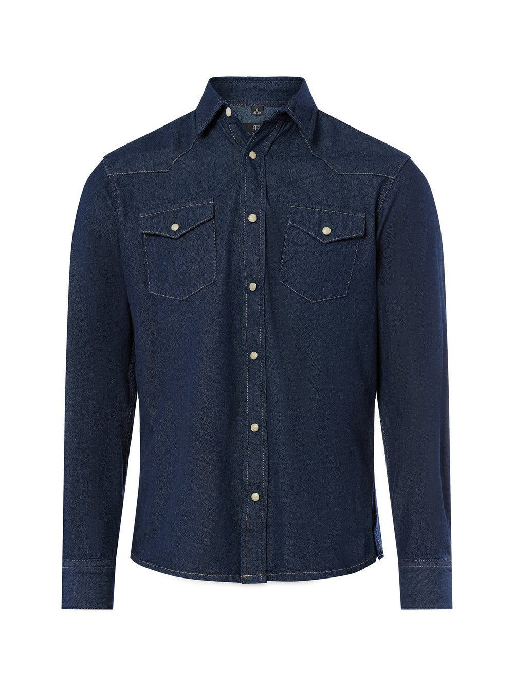 Finshley & Harding Jeanshemd Herren Regular Fit Baumwolle