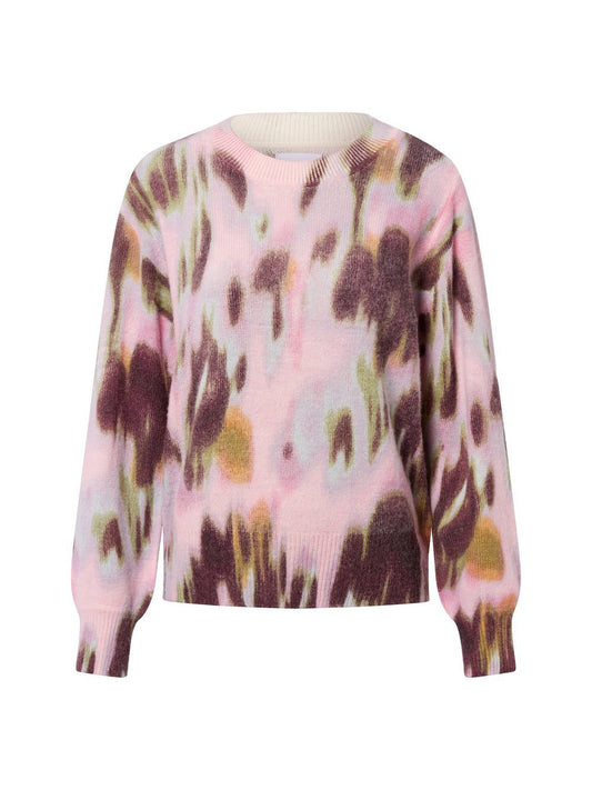 Nümph Strickpullover Damen Feinstrick gemustert