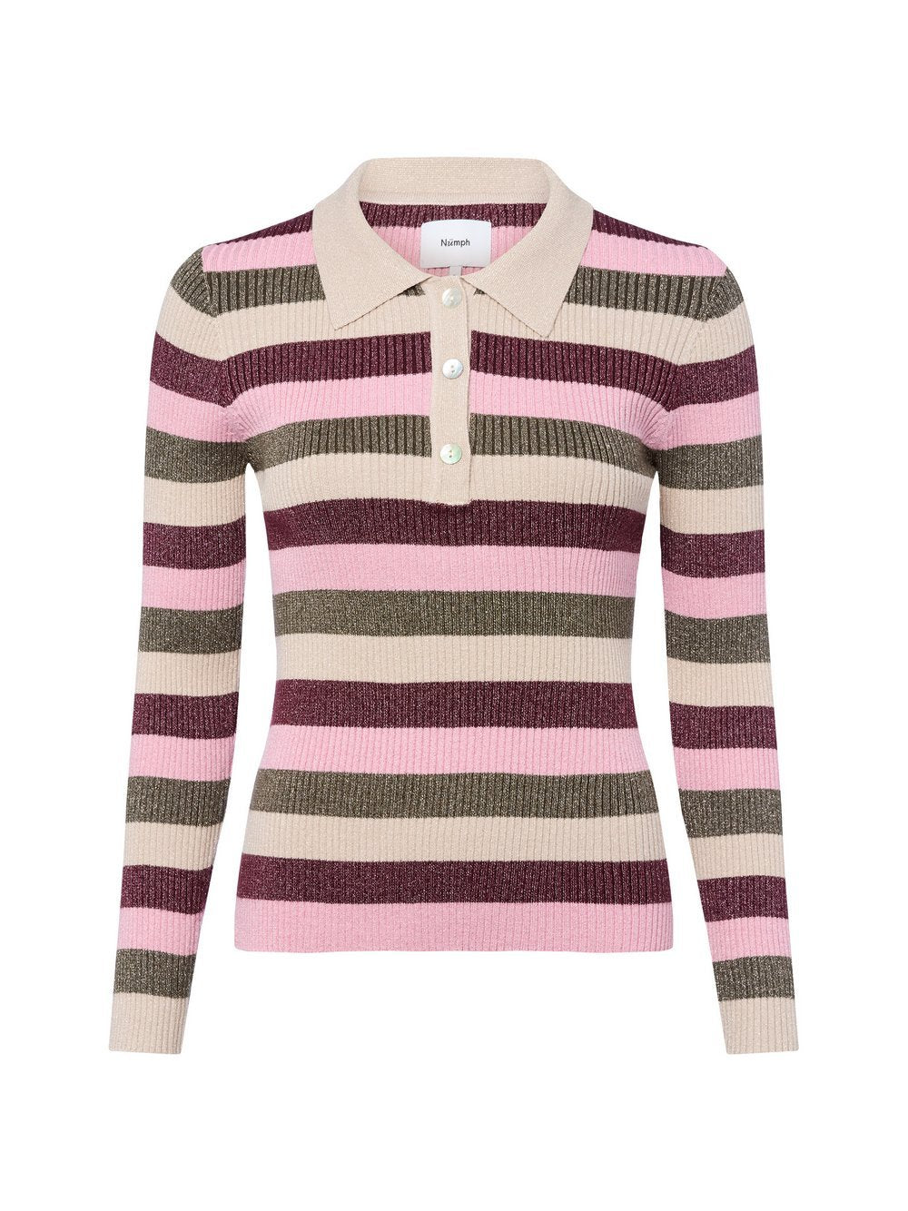 Nümph Pullover Damen Viskose gestreift