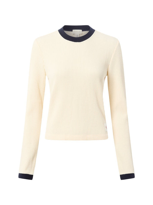 Calvin Klein Jeans Strickshirt Damen Baumwolle strukturiert