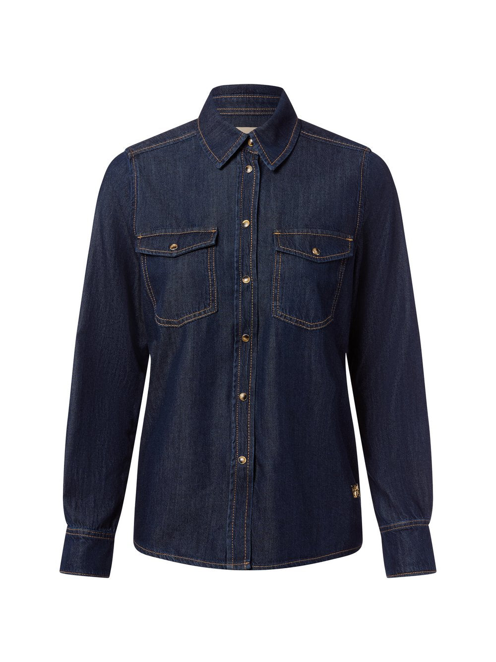 MOS MOSH Jeansbluse Damen Baumwolle