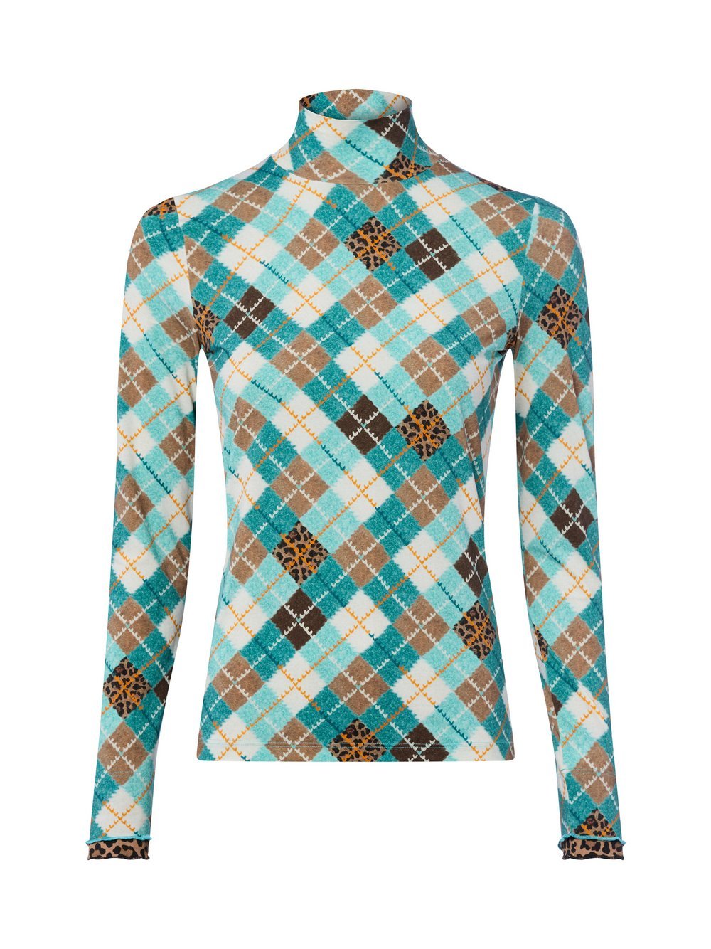 Marc Cain Langarmshirt Damen kariert