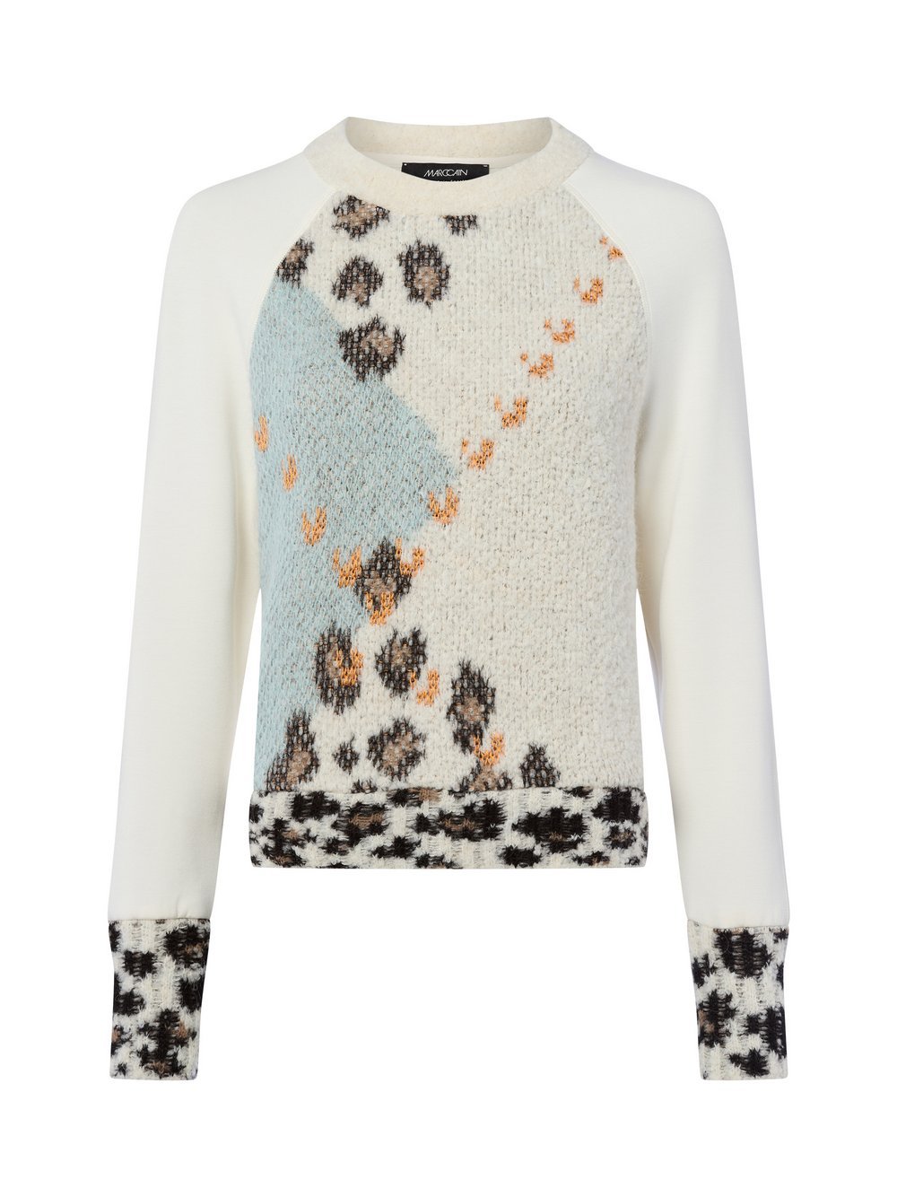 Marc Cain Sweatshirt mit Alpaka- und Mohair-Anteil Damen gemustert