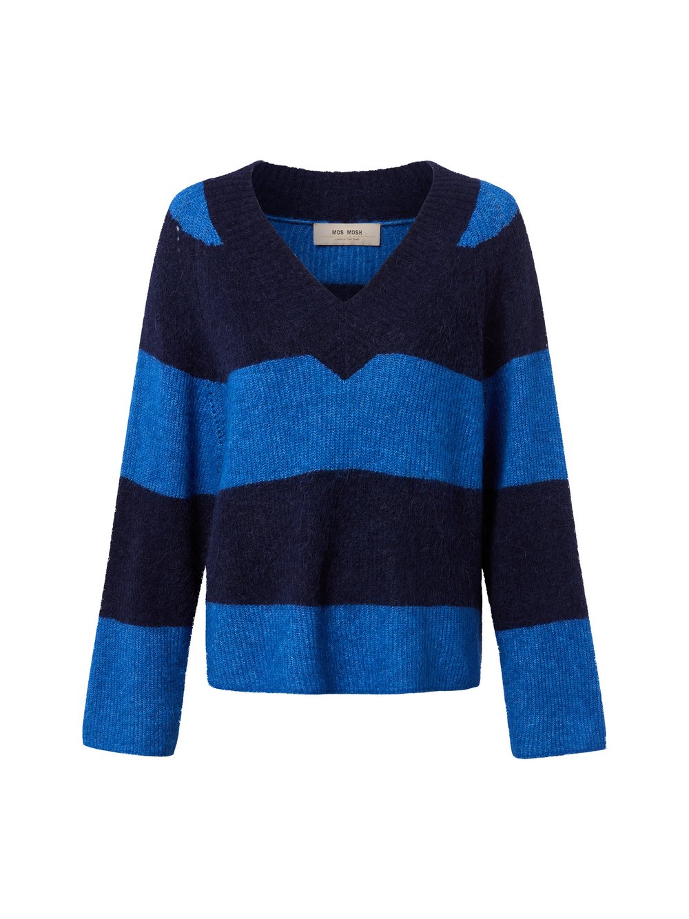 MOS MOSH Strickpullover mit Alpaka-Anteil Damen Wolle gestreift