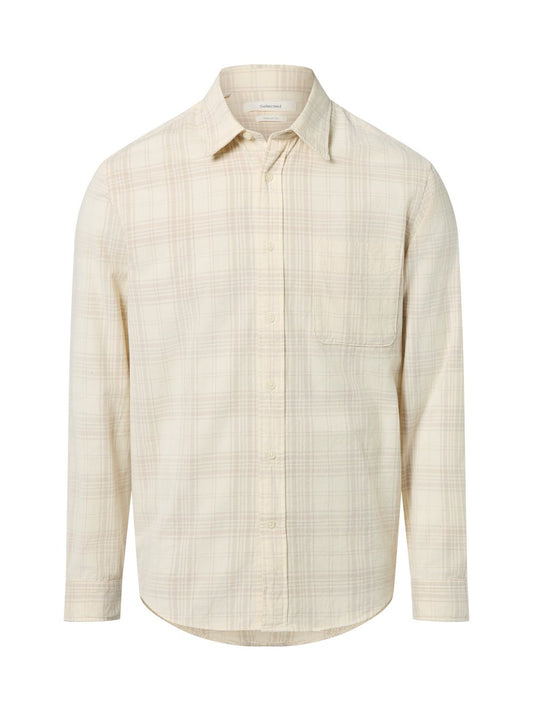 Selected Cord-Hemd Herren Regular Fit Baumwolle kariert