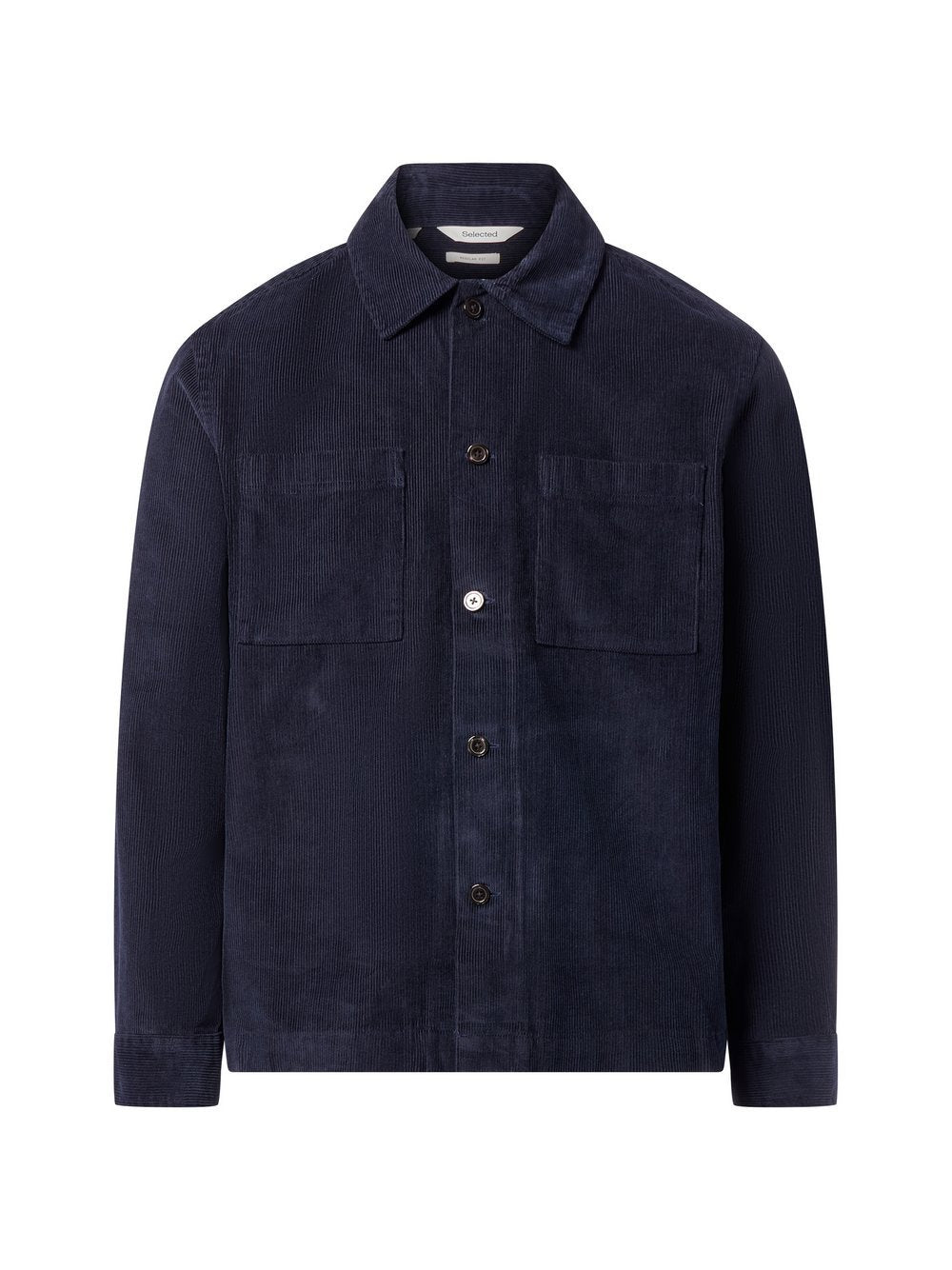 Selected Overshirt Herren Regular Fit Baumwolle