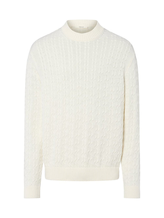 Selected Strickpullover Herren Baumwolle strukturiert