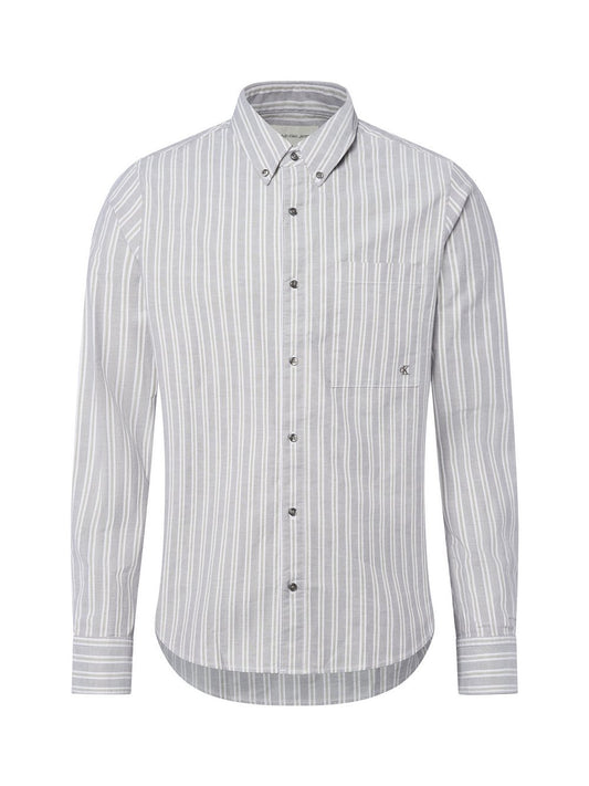 Calvin Klein Jeans Hemd Herren Comfort Fit Baumwolle gestreift