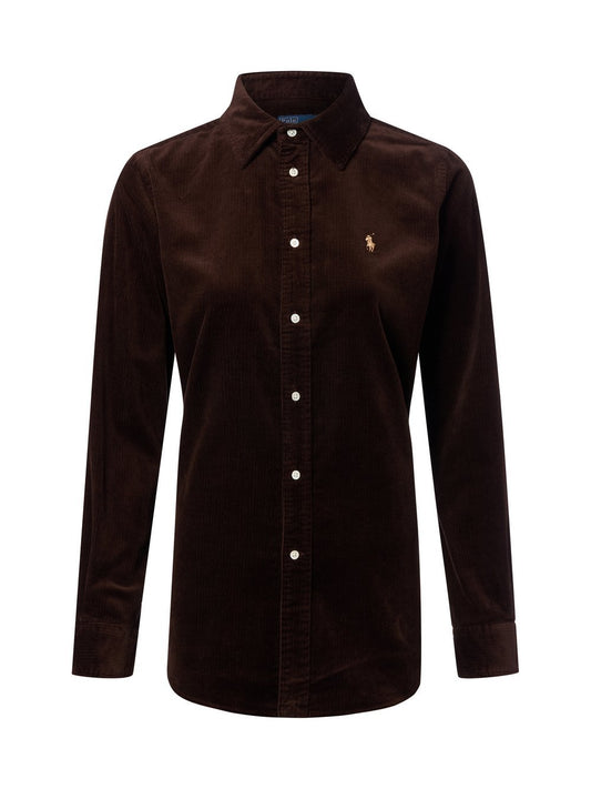 Polo Ralph Lauren Cord-Hembluse Damen Baumwolle