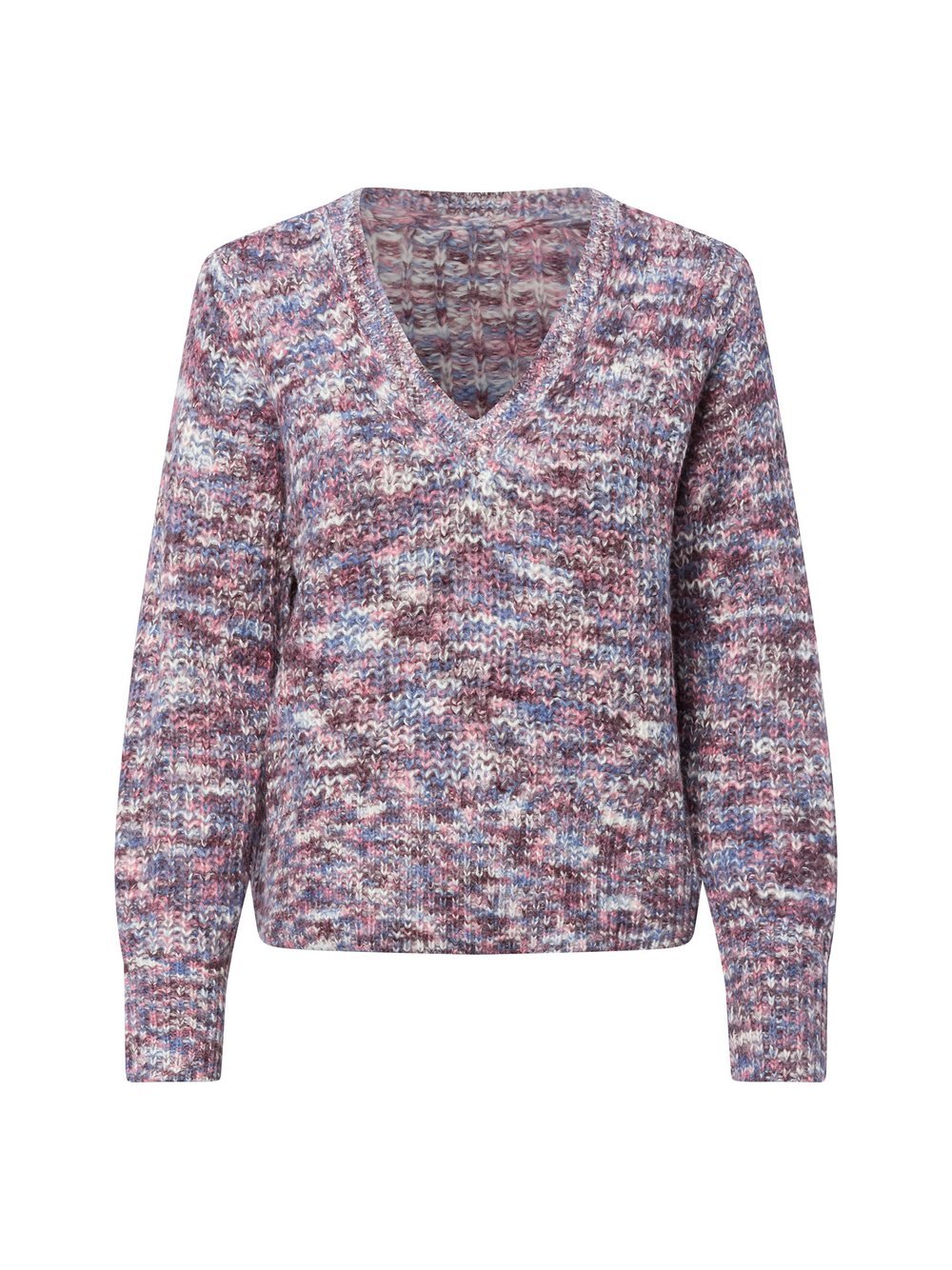 Vila Wendepullover Damen Grobstrick meliert