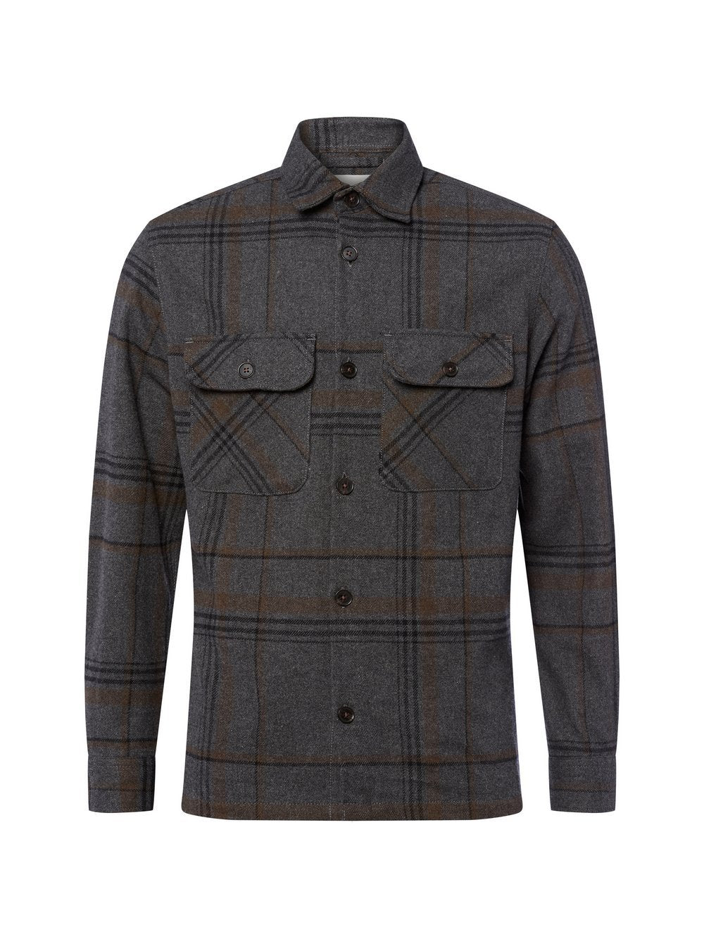 Jack & Jones Overshirt Herren Regular Fit Baumwolle kariert