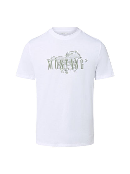 Mustang T-Shirt Herren Baumwolle bedruckt