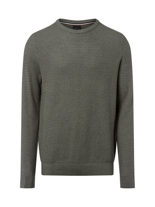 Bugatti Strickpullover mit Cashmere-Anteil Herren Baumwolle
