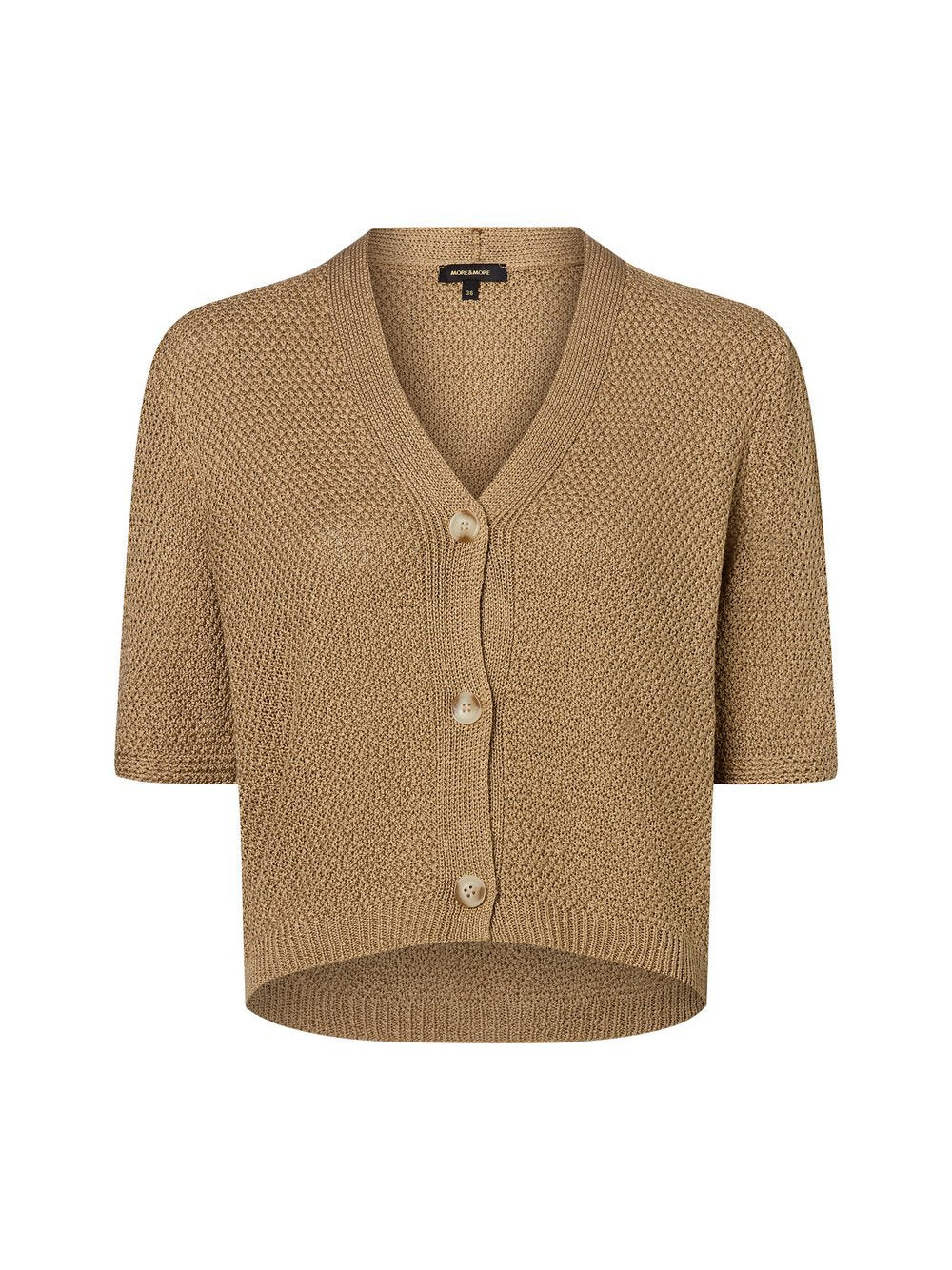 More & More Strickjacke Damen Grobstrick strukturiert