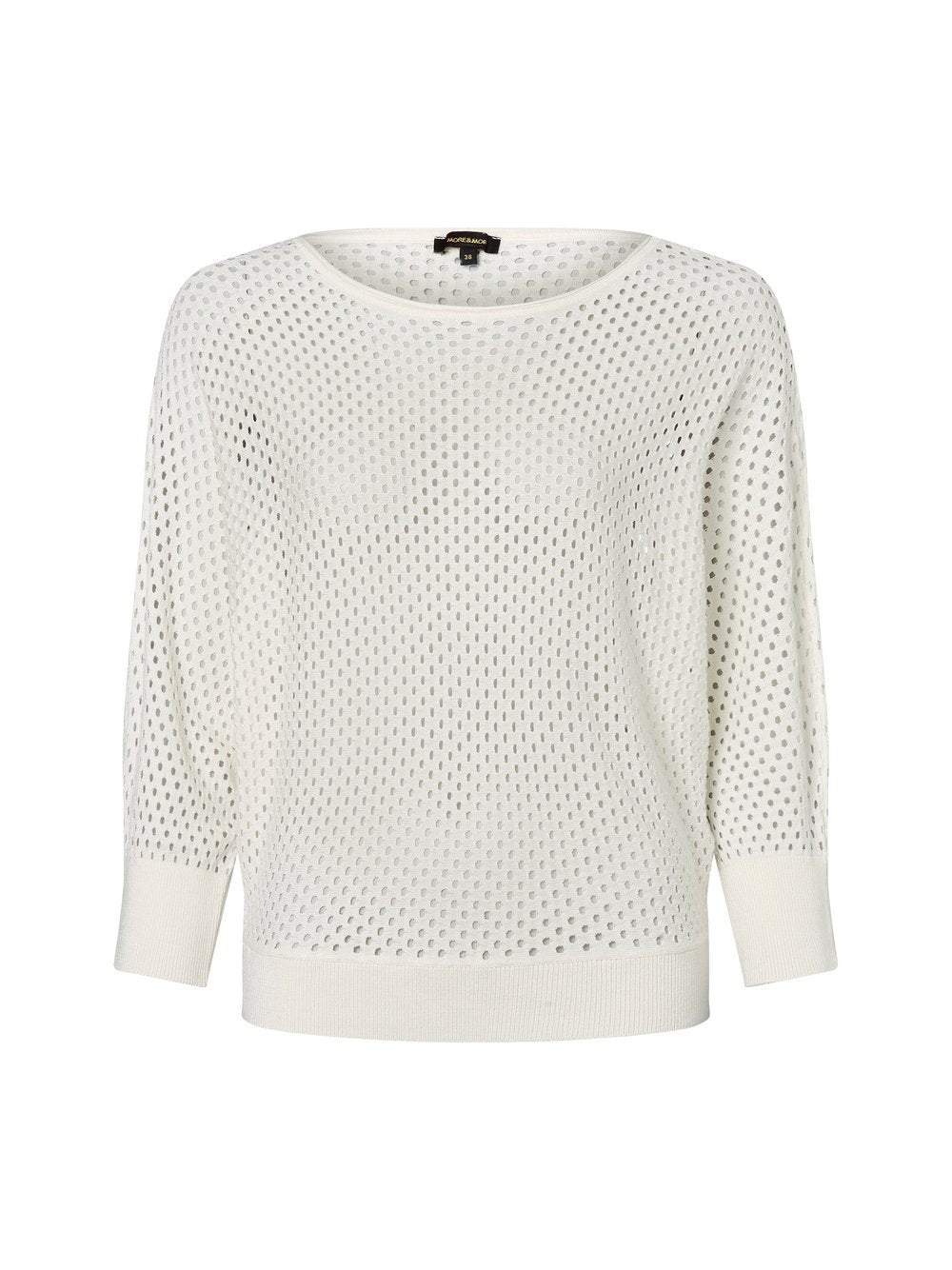 More & More Strickpullover Damen Viskose strukturiert